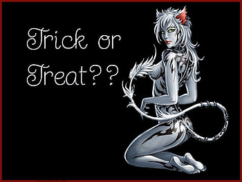 trick or treat hottie, sexy, halloween, trick or treat, hottie, woman HD wallpaper