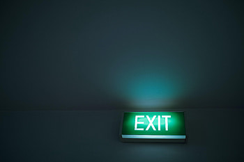 Words, Glow, Sign, Output, Exit HD wallpaper