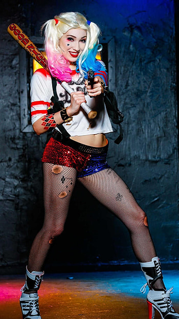 Aria Alexander, model, harley quinn HD phone wallpaper