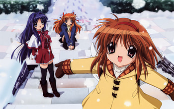 Kanon, anime girl, awesome, anime, art, beautiful, artistic HD wallpaper