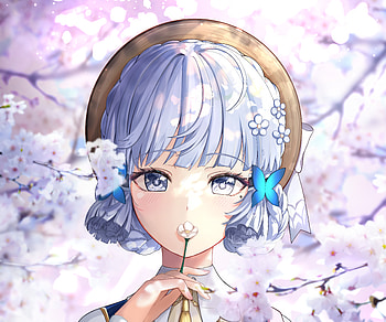 Kamisato Ayaka, Kamisato Ayaka (Genshin Impact), video game, Genshin Impact HD wallpaper