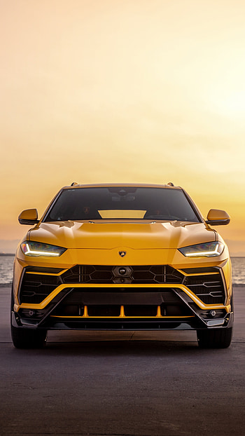 Lamborghini Urus, Yellow, Car HD phone wallpaper