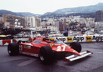Gilles-Monaco, ferrari, formula 1, gilles villeneuve, monaco HD wallpaper