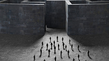 Entering the Labyrinth , Enigmatic and mysterious, Intricate details, Maze-like patterns HD wallpaper