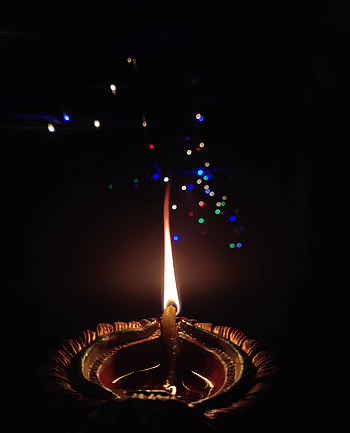 Fire, Dark, Flame, Candle HD phone wallpaper