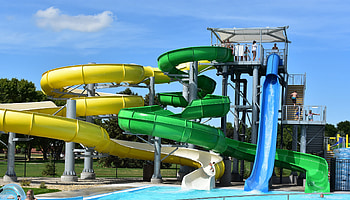 Siouxnami Iowa, Waterpark HD wallpaper