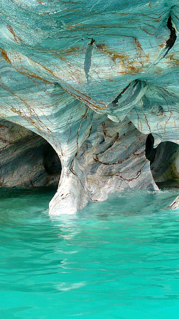 Marble caves , Nature's wonder, Oceanic beauty, Stunning visuals HD phone wallpaper