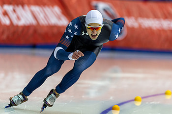 Jordan Stolz, Speed Skating HD wallpaper