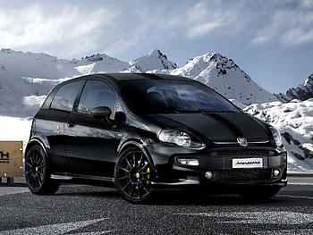 Auto, Mountains, Cars, Side View, Stylish, Abarth, Scorpione HD wallpaper