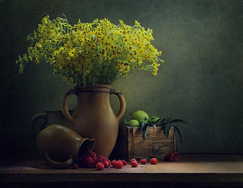 Still Life, , life, still, pot HD wallpaper