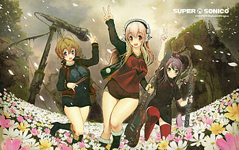 Anime - Super Sonico Fuuri Watanuki Suzu Fujimi HD wallpaper
