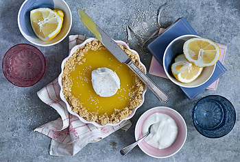 Food, Lemons, Sour Cream, Lemon Pie HD wallpaper