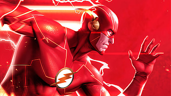Flash Running Fast, flash, superheroes, artist, artwork, digital-art, artstation HD wallpaper