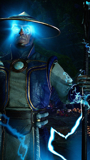 Mortal Kombat characters, Raiden, Mortal Kombat art HD phone wallpaper