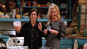 Courteney Cox, Lisa Kudrow, Friends fans, Selfie HD wallpaper