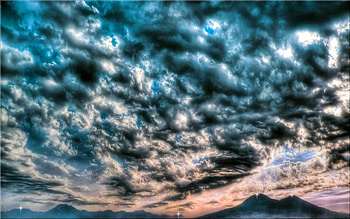 Clowdy, sky, nature HD wallpaper
