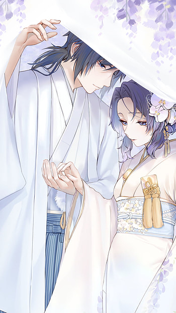 GiyuShino — Giyuu Tomioka & Shinobu Kochou Wisteria (Demon Slayer), Giyuu Tomioka, Shinobu Kochou, Anime, Demon Slayer: Kimetsu no Yaiba HD phone wallpaper