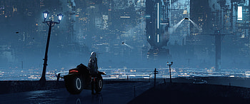 Cyberpunk City Anime Girl , anime-girl, anime, cyberpunk, artist, artwork, digital-art HD wallpaper
