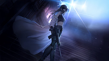 Armed Protector Divine Soldier, solider, girl, gun, artist, artwork, art, digital-art, pixiv HD wallpaper