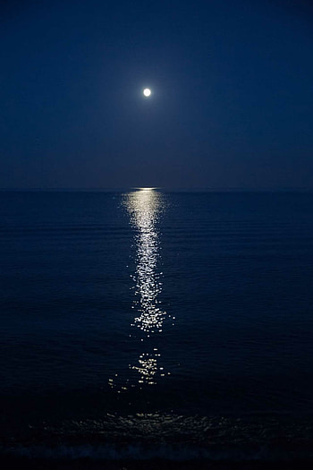 Reel moon reflection, Sun HD phone wallpaper