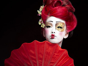 Memoirs of an Angel, makeup, orient, red, ornaments, beautiful, female HD wallpaper