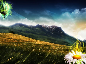 Energy, vector, nature HD wallpaper