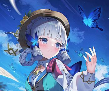 Kamisato Ayaka, Kamisato Ayaka (Genshin Impact), video game, Genshin Impact HD wallpaper