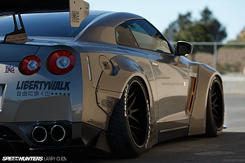 Liberty Walk's Nissan GTR R35 via SpeedHunters HD wallpaper
