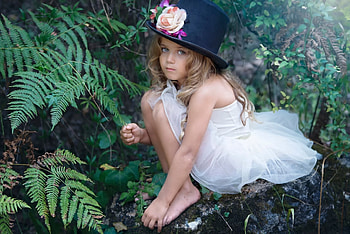 ❤, prettty, angel, girl, little HD wallpaper