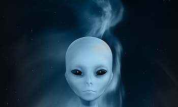 Sky, Smoke, Alien, 3D, Face, Stranger HD wallpaper
