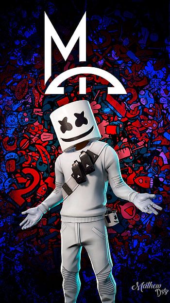 Marshmello, fornite HD phone wallpaper