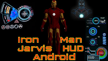 Iron Man Jarvis UI HUD Transparent For Android s And Tablets - YouTube HD wallpaper