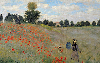 Wild Poppies By Claude Monet | High Quality . HD wallpaper