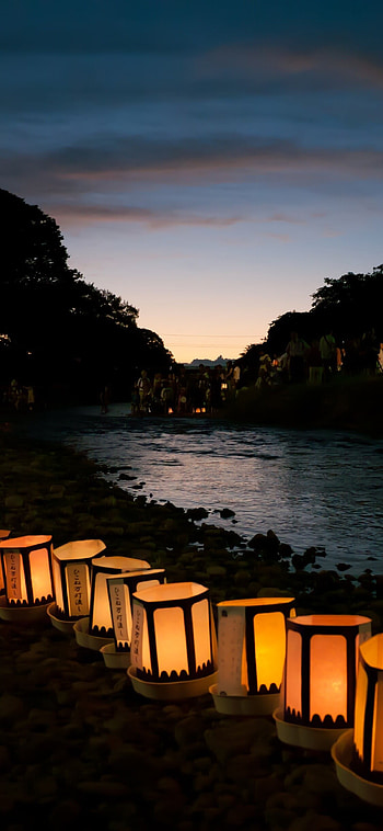 Japan light lantern, , Serene ambiance, Breathtaking views HD phone wallpaper