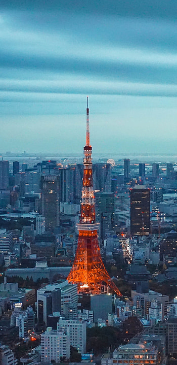 Tokyo Tower, Samsung Galaxy , Note 9, S9 HD phone wallpaper