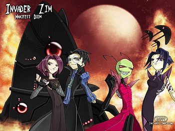 Invader Zim Anime, world, stuff, blah, anime HD wallpaper