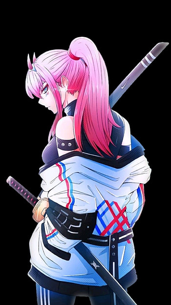 ZeroTwo, art, human_body HD phone wallpaper