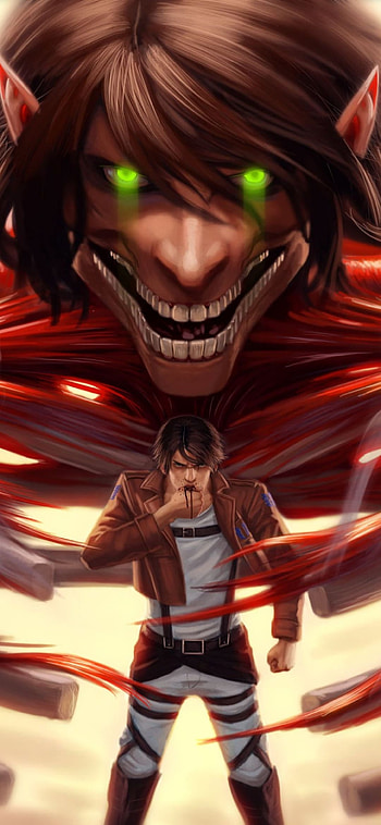 attack on titan, eren, anime HD phone wallpaper