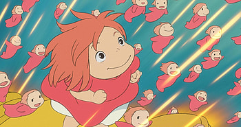 Ponyo, , backgrounds, Studio Ghibli magic HD wallpaper