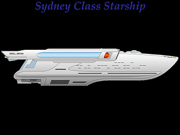 Star Trek - Sydney Class Starship, space, ship, tv, star trek HD wallpaper