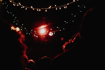 Dark, Shine, Light, Brilliance, Garland, Garlands HD wallpaper