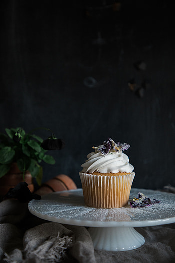 Food, Desert, Cake, Cream, Cupcake HD phone wallpaper