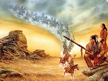 indian, maiden, horse, warrior HD wallpaper