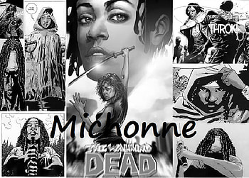 The Walking Dead Michonne, zombie, michonne, the walking dead, the walking dead comic HD wallpaper