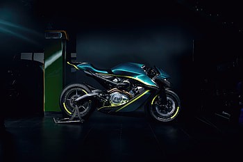 Amb 001 Aston Martin And Brough Superior, aston-martin, bikes, behance HD wallpaper