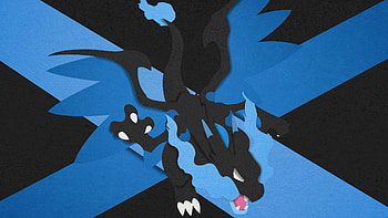 ... Mega Charizard X - Material Design by EugenianToons HD wallpaper