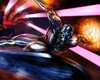 Silver Surfer, ultimate alliance, action, video game, entertainment, movie, fan art, marvel HD wallpaper