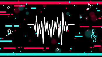 TikTok , Personalize your screen, Trendy backgrounds, Social media style HD wallpaper