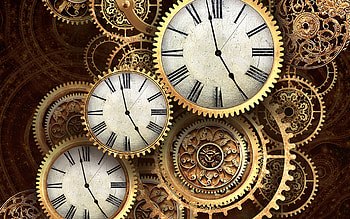 Gold clock live , Luxurious timepieces, Opulent aesthetics, Glamorous visuals HD wallpaper