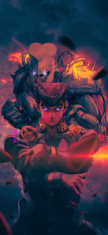 Jojo bizzare adventure, josuke, jojopart4, jotaro, anime, stand, anime, jojobizarreadventure, killerqueen HD phone wallpaper